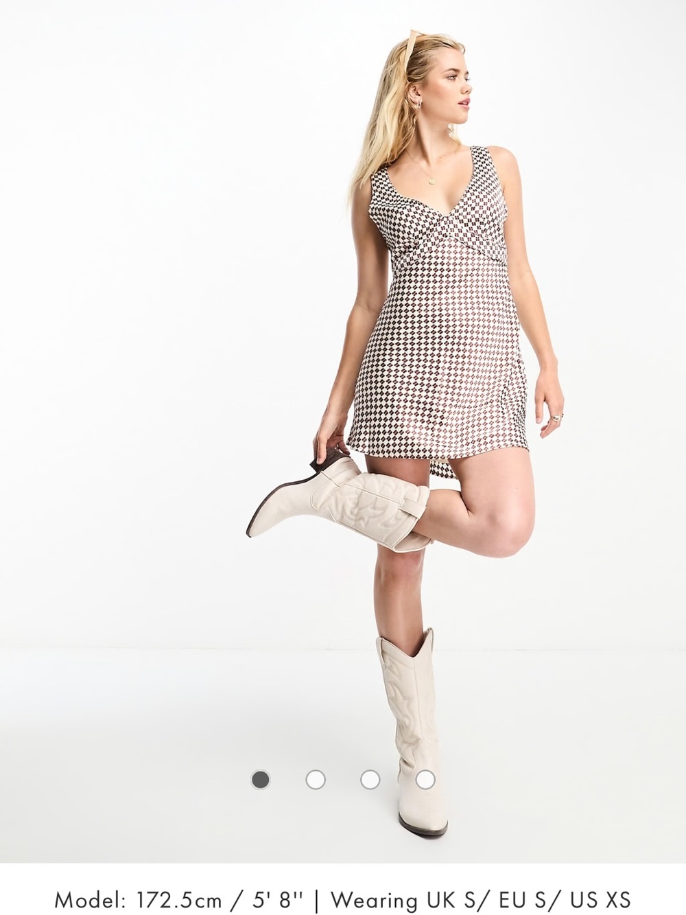 Abercrombie & Fitch Bias Satin Mini Dress